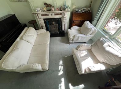 Recently reupholstered suite