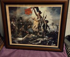 "Liberty Leading the People" Framed print