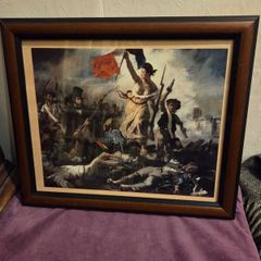 "Liberty Leading the People" Framed print