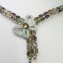 Silver Multi Tourmaline & Zircon Butterfly Lariat Image 8