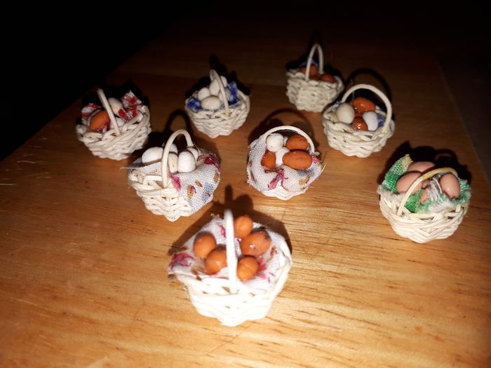 Handmade food miniatures for doll houses
