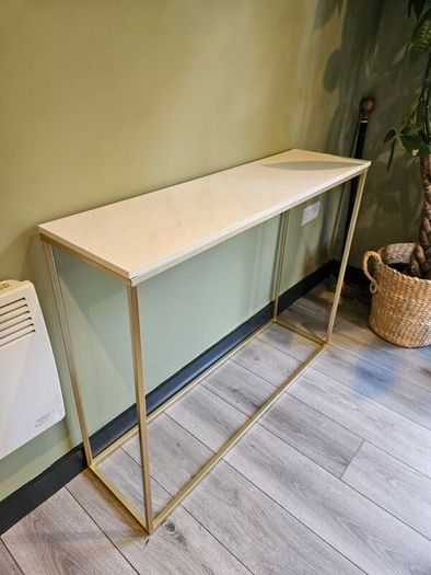 Slim Console and matching side table