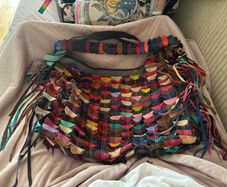 Leather Mutli-Colour Bag