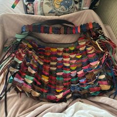 Leather Mutli-Colour Bag