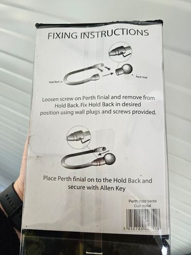 Metal Curtain Hold Backs
