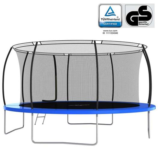 Trampoline Set Round 460x80 cm 150 kg