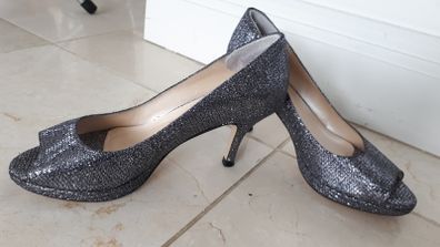 Size 36 LIKE NEW Stunning Going Out Party Wedding High Heels Dimond Shoes