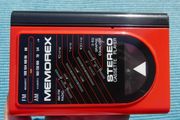 Vintage Portable Memorex Stereo Cassette Player, works