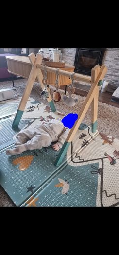 NUBY Wooden Play Gym