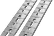 Aluminum Trailer Ramps 2721.6 kg Total Beavertail Hook End 1 Pair 2 Ramps