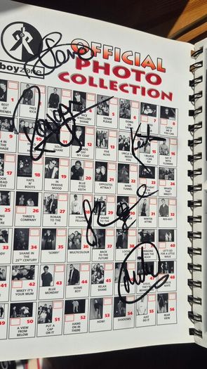 Boyzone Autographed Photo Book