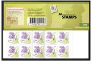 2007 Ireland Wild Flower (Stamps attached by selvedge) Definitive Stamp Booklet Mint Never Hinged (MNH). Hibernian HB140.