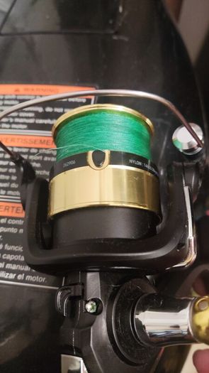 Daiwa spinning reel RS 4000 with braided line