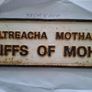 Cliffs of Moher Ailltreacha Mothair Road Sign Image 3