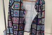 Shein multicolor women's blazer size 40/42