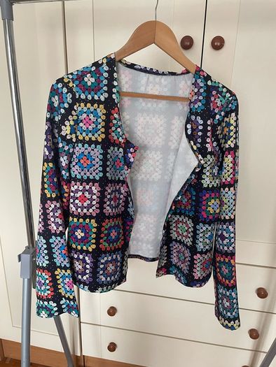 Shein multicolor women's blazer size 40/42
