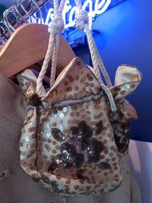 Exceptional Sequined Vintage Evening Bag