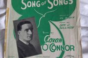 Vintage 1917 Sheet Music, My Irish Song of Songs by Al Dubin &amp; Dan J Sullivan, sung by Cavan O Connor