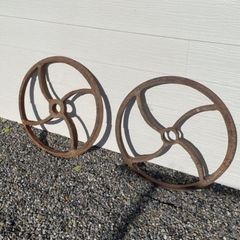 cast iron wheels