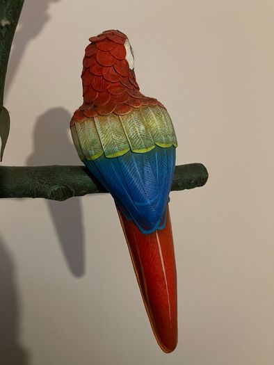Handmade bird parrot