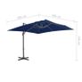 Cantilever Umbrella with Aluminium Pole 3x3 m Azure Blue Image 9