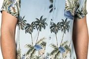 Blend Men's Beach Luxurious silk shirt Size XL