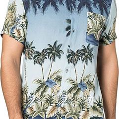 Blend Men's Beach Luxurious silk shirt Size XL