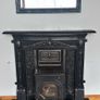 Vintage Style Cast Iron Fireplace Surround, Insert, Hearth & Wood-Burning Stove Package Image 2