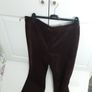ladies brown suede trousers Image 3