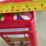 M&S Shortbread Tin London Phone Booth Collectible Metal Canister 2014 Empty Image 3