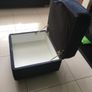 DFA Navy 3 seater, 2 seater and footstool with storage Image 4