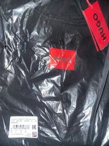 Hugo boss hoodie short sleeved cotton terry sweatshirt size XL brand new with tag colour black