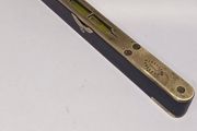 Vintage Edward Preston &amp; Sons 9" Brass and Rosewood Spirit Level