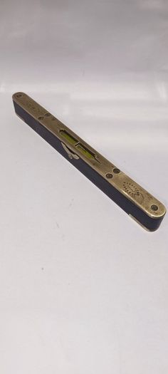 Vintage Edward Preston & Sons 9" Brass and Rosewood Spirit Level