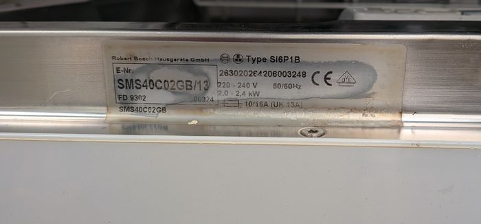 BOSCH dishwasher