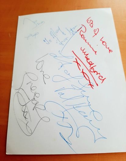 Nevada Showband autographs