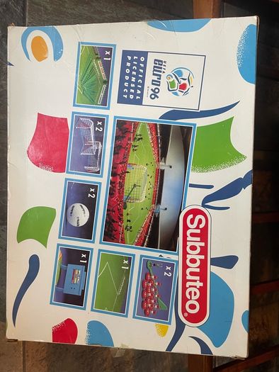Subbuteo Euro 96 Special Edition boxed set Complete Blue Scoreboard