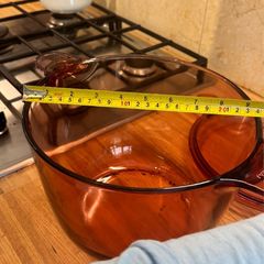 Glass saucepan