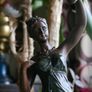 Vintage Lady  Figurine on Domed Base 18" height Image 2