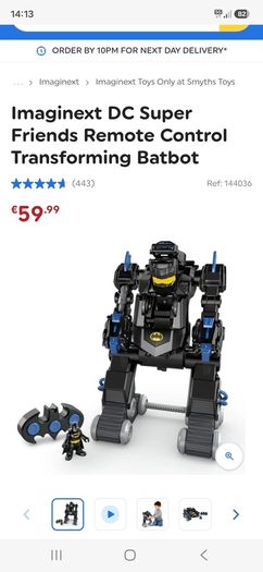 Imaginext DC Super Friends Remote Control Transforming Batbot