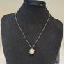 Pearl, diamond pendant and silver necklace Image 6