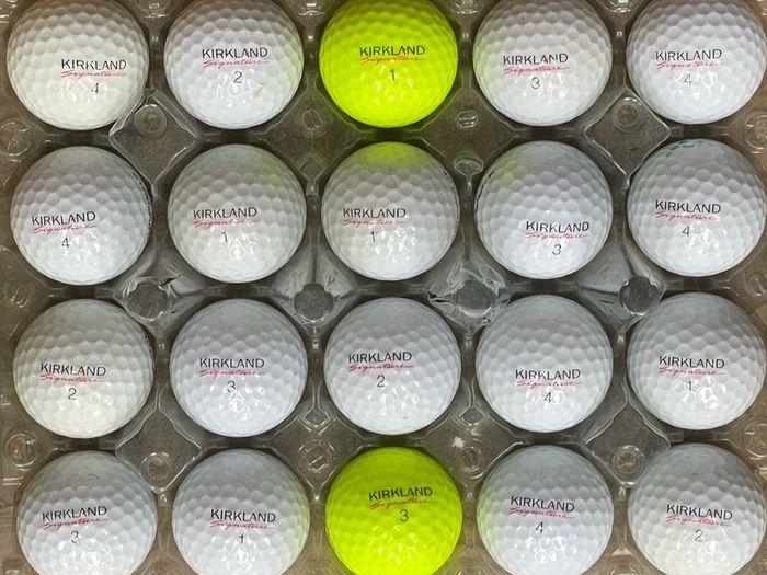 20 used Kirkland Performance grade B golf balls