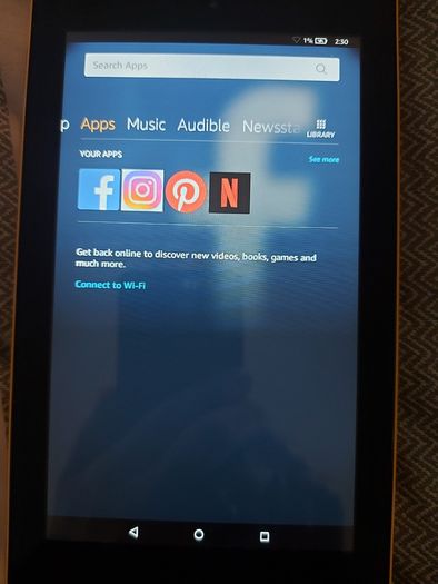 Amazon Fire 7, 7th Generation), Model SR043KL, 16GB, in excellent cosmetic Condition