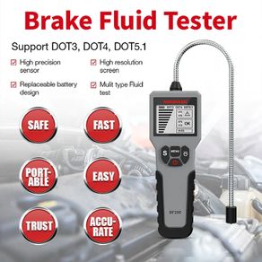 12V Auto Brake Fluid Tester Digital Car Brake Oil Tool BF100/BF200 DOT3 DOT4 DOT5.1 LED Indicator check Display Auto Oil tool