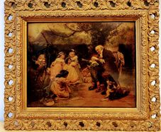 Antique Wall Hanging by Frederick Morgan 1911