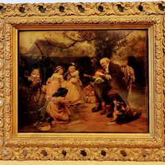 Antique Wall Hanging by Frederick Morgan 1911