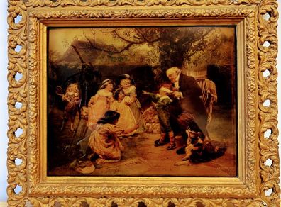 Antique Wall Hanging by Frederick Morgan 1911