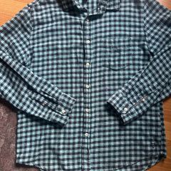 Blue checked shirt