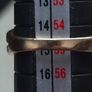 Vintage 9ct Gold Large Blue Topaz Statement Ring Size 55 Image 10