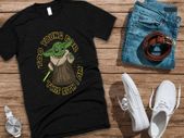 Im too young for this sith i am baby yoda t-shirt star wars t-shirt